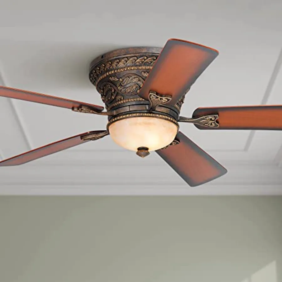 52 Ancestry Vintage Antique Indoor Ceiling Fan 5 Blade LED Light Remote Control Golden Bronze Motor Teak Walnut Finish Blades C
52 Ancestry Vintage Antique Indoor Ceiling Fan 5 Blade LED Light Remote Control Golden Bronze Motor Teak Walnut Finish Blades C