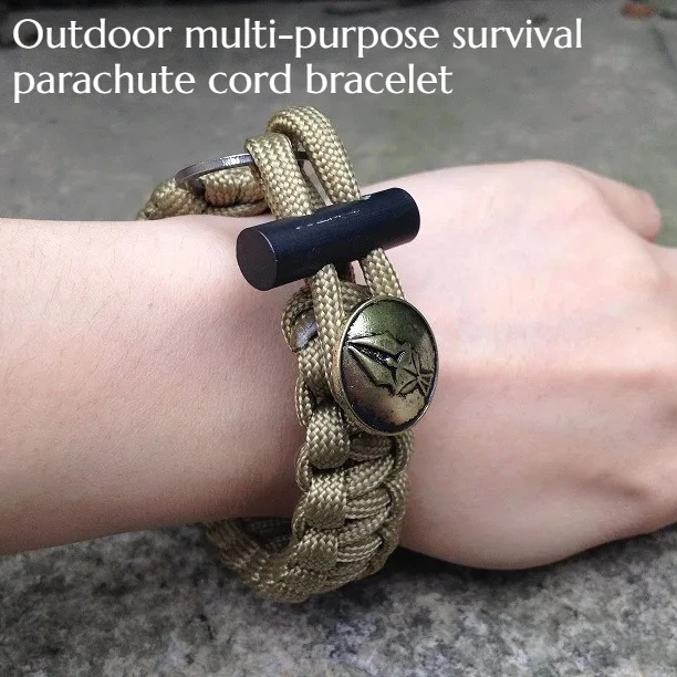 EDC Multi-purpose Outdoor Flint Emergency Survival Rope Flint Umbrella Rope Bracelet Hiking Camping Equipment
EDC Multi-purpose Outdoor Flint Emergency Survival Rope Flint Umbrella Rope Bracelet Hiking Camping Equipment