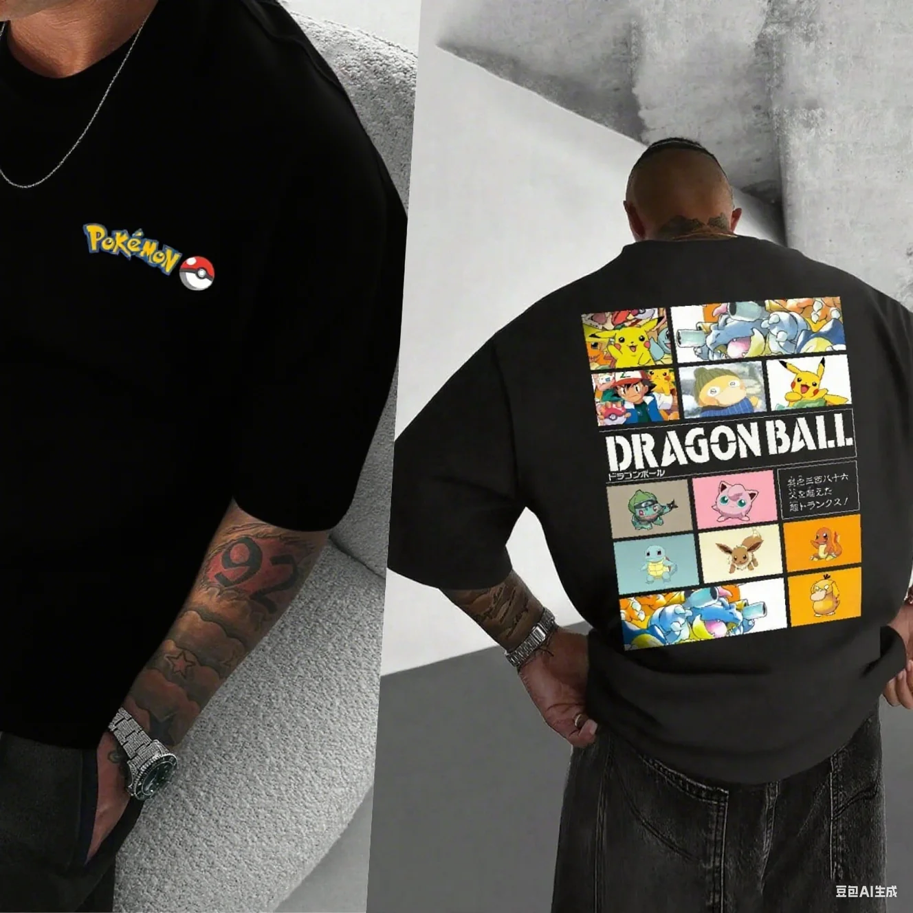 Pokémon Classic Collage Cotton Tee Front Small Logo Back Large Character Grid Print 100% Cotton for Fans New Arrival Tee S-4XL
Pokémon Classic Collage Cotton Tee Front Small Logo Back Large Character Grid Print 100% Cotton for Fans New Arrival Tee S-4XL