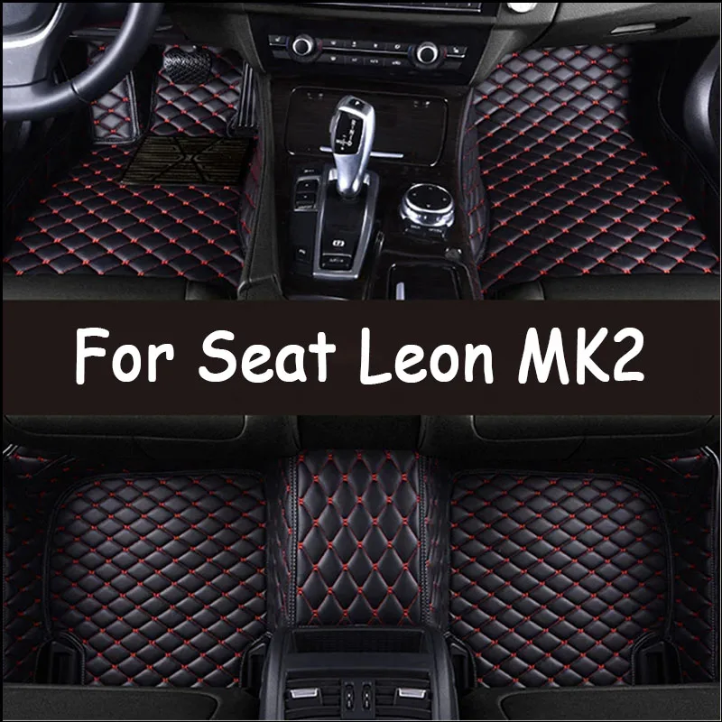 Автомобильный коврик из искусственной кожи по индивидуальному заказу для Seat Leon MK2 2006, 2007, 2008, 2009, 2010, защитный аксессуар для салона вашего автомобиля
Автомобильный коврик из искусственной кожи по индивидуальному заказу для Seat Leon MK2 2006, 2007, 2008, 2009, 2010, защитный аксессуар для салона вашего автомобиля