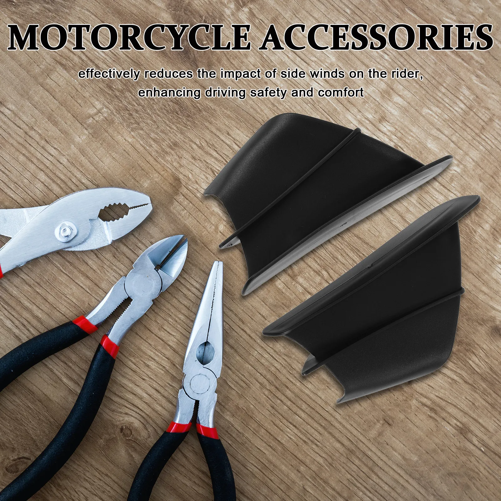 Motorcycle Side Aerodynamic Plastic Side Fairing Wings Front Windshield Spoiler Enhanced Stability Performance Bike
Motorcycle Side Aerodynamic Plastic Side Fairing Wings Front Windshield Spoiler Enhanced Stability Performance Bike