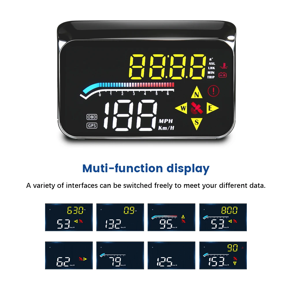 Wenle Universal DDP Intelligent M17 Universal HD HUD Head-Up Display OBD2+GPS Speed Car Monitor
Wenle Universal DDP Intelligent M17 Universal HD HUD Head-Up Display OBD2+GPS Speed Car Monitor