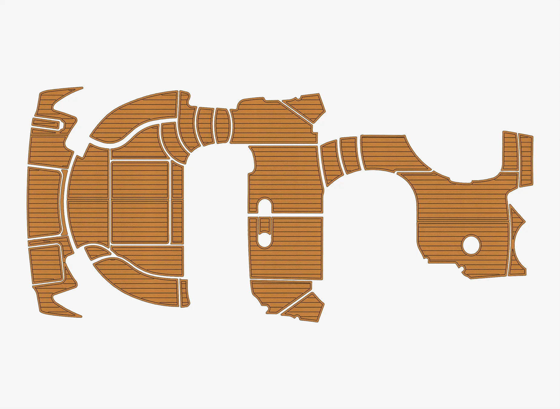 Non-Slip EVA Faux Teak Marine Mat Self-Adhesive 6mm Yacht Cockpit Pad for 2010 meridian 419 Boat Decking Easy Install
Non-Slip EVA Faux Teak Marine Mat Self-Adhesive 6mm Yacht Cockpit Pad for 2010 meridian 419 Boat Decking Easy Install