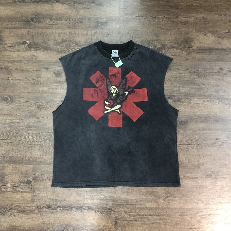 Frog Drift Fashion Streetwear Vintage Clothing Summer 100%Cotton Hole Tops Casual Loose Oversized Printed Vest For Men
Frog Drift Fashion Streetwear Vintage Clothing Summer 100%Cotton Hole Tops Casual Loose Oversized Printed Vest For Men