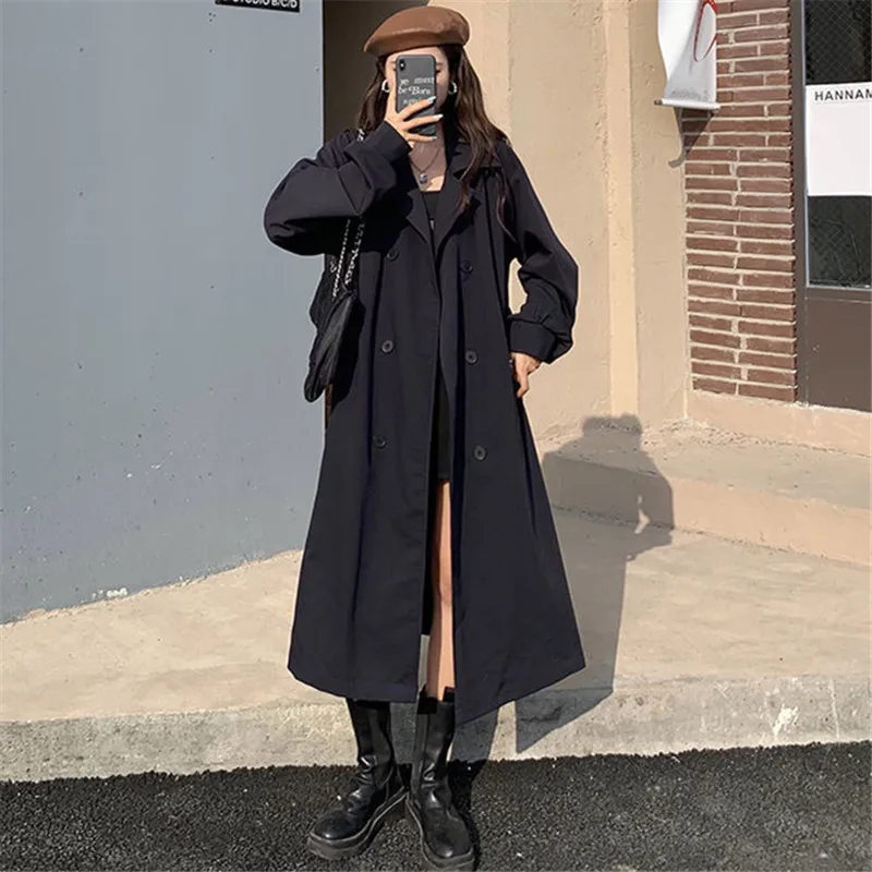 Windbreaker Women's Spring and Autumn Pop Solid Color Lapel Double-breasted Belt Mid-length Trench Coat Fashion Commuting ZM677
Windbreaker Women's Spring and Autumn Pop Solid Color Lapel Double-breasted Belt Mid-length Trench Coat Fashion Commuting ZM677