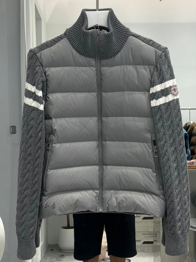 Mengjia Knitted Patchwork down Jaet Women's ort Sle 2025 Autumn Winter New Light Thin White Du down Warm Outerwear
Mengjia Knitted Patchwork down Jaet Women's ort Sle 2025 Autumn Winter New Light Thin White Du down Warm Outerwear