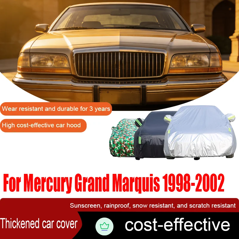 For Mercury Grand Marquis 1998-2002 Full Car Covers Outdoor Sun Anti UV Rain Snow Dust Protection Oxford Cloth Accessories
For Mercury Grand Marquis 1998-2002 Full Car Covers Outdoor Sun Anti UV Rain Snow Dust Protection Oxford Cloth Accessories