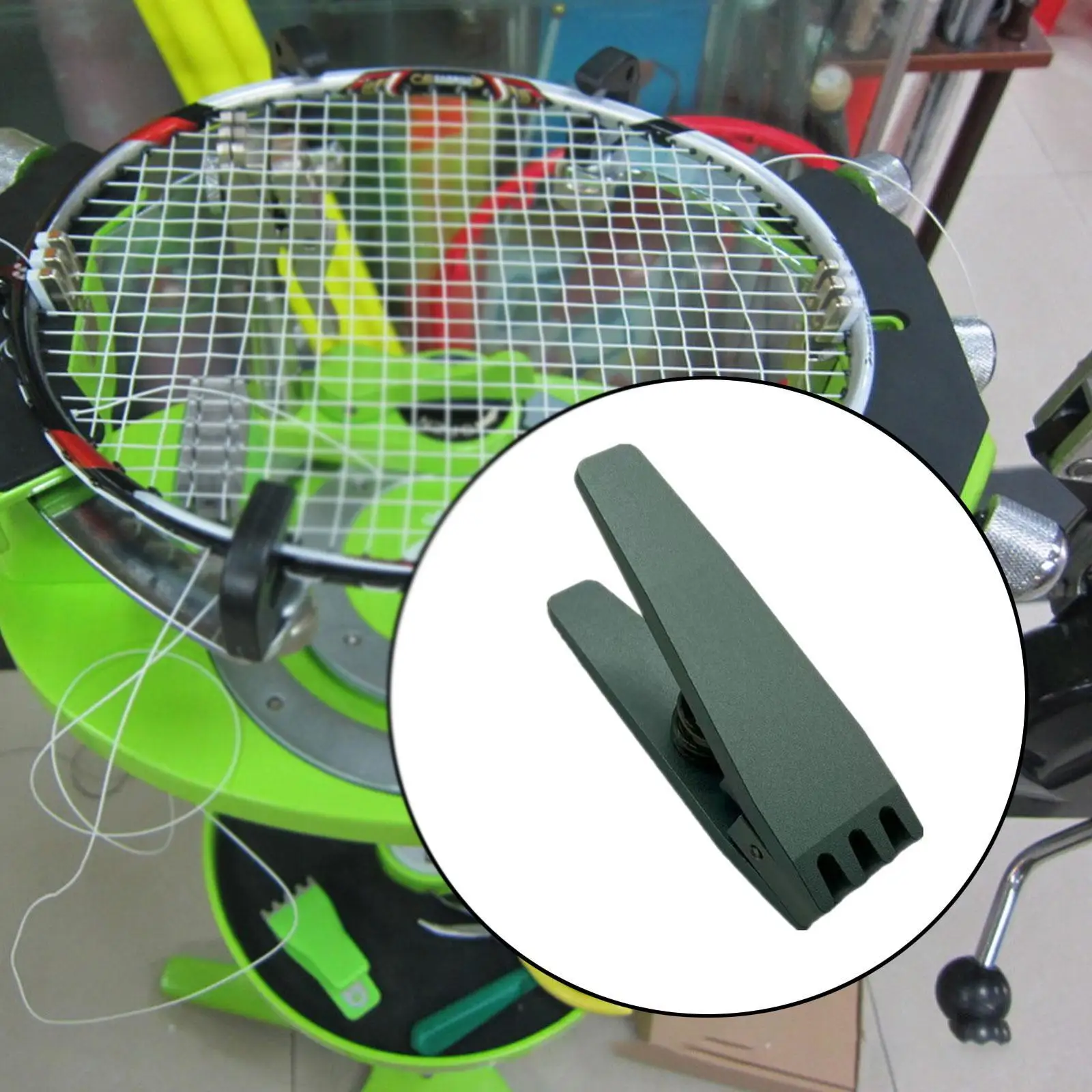 Badminton Racket Stringing Clamp, Tennis Flying Clamp, Compact Badminton Flying Clamp Aluminum Alloy
Badminton Racket Stringing Clamp, Tennis Flying Clamp, Compact Badminton Flying Clamp Aluminum Alloy