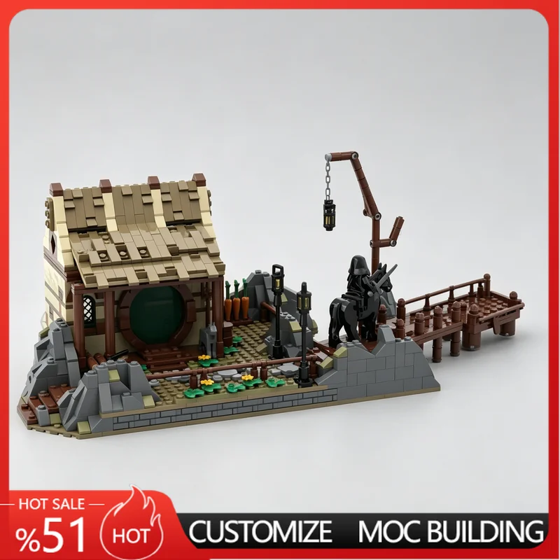 1034 PCS Bucklebury Ferry MOC Medieval Village Scene Building Blocks Model DIY Assembly Educational Toy Birthday Special Gifts
1034 PCS Bucklebury Ferry MOC Medieval Village Scene Building Blocks Model DIY Assembly Educational Toy Birthday Special Gifts