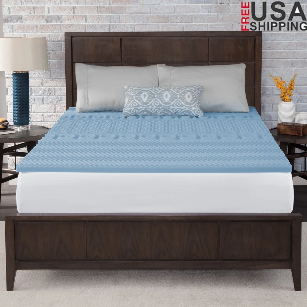 Queen 1.5 Inch Gel Memory Foam Mattress Topper Reversible Pressure Relief Zoned Comfort Hypoallergenic Breathable Supportive
Queen 1.5 Inch Gel Memory Foam Mattress Topper Reversible Pressure Relief Zoned Comfort Hypoallergenic Breathable Supportive