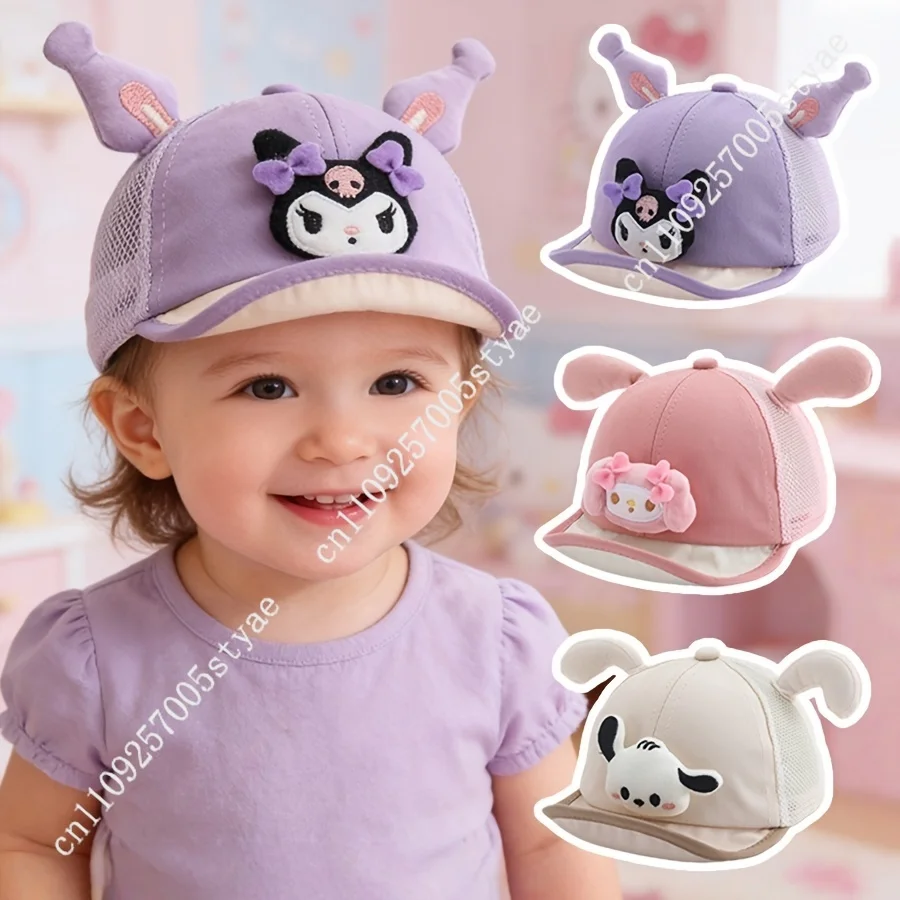 1pc Sanrio Kids' Hat Summer Baby Visor with Cartoon Kuromi Design Breathable Mesh Baseball Cap Cute Versatile Net Hat
1pc Sanrio Kids' Hat Summer Baby Visor with Cartoon Kuromi Design Breathable Mesh Baseball Cap Cute Versatile Net Hat
