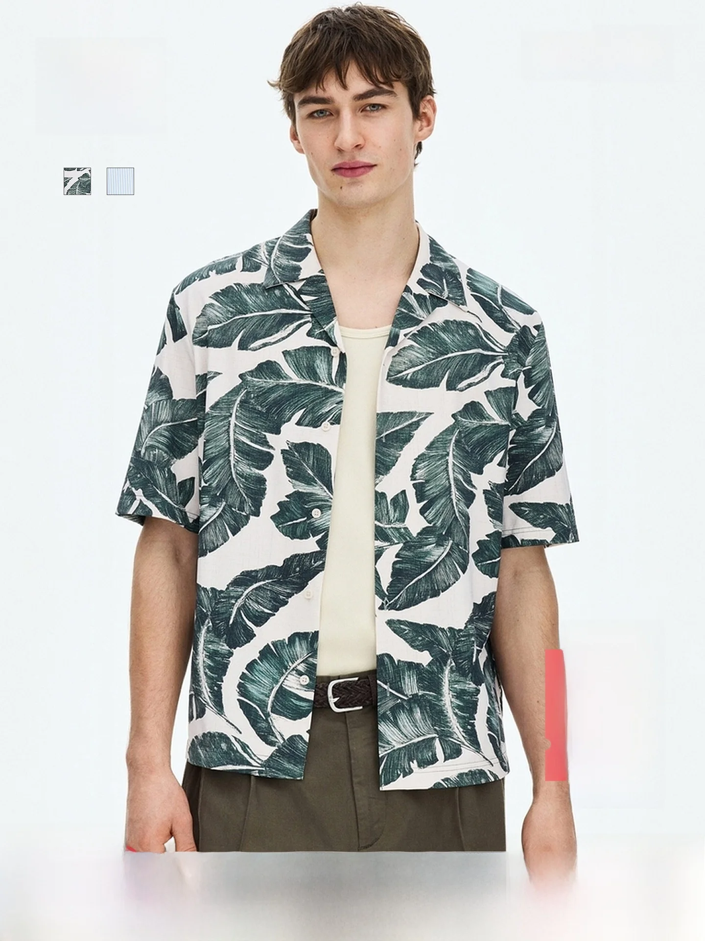 H&M Men's Shirt Standard Fit Cuban Collar Simple Fashion Commute Summer New Arrival Nylon Fabric Short Sleeve Regular Length
H&M Men's Shirt Standard Fit Cuban Collar Simple Fashion Commute Summer New Arrival Nylon Fabric Short Sleeve Regular Length
