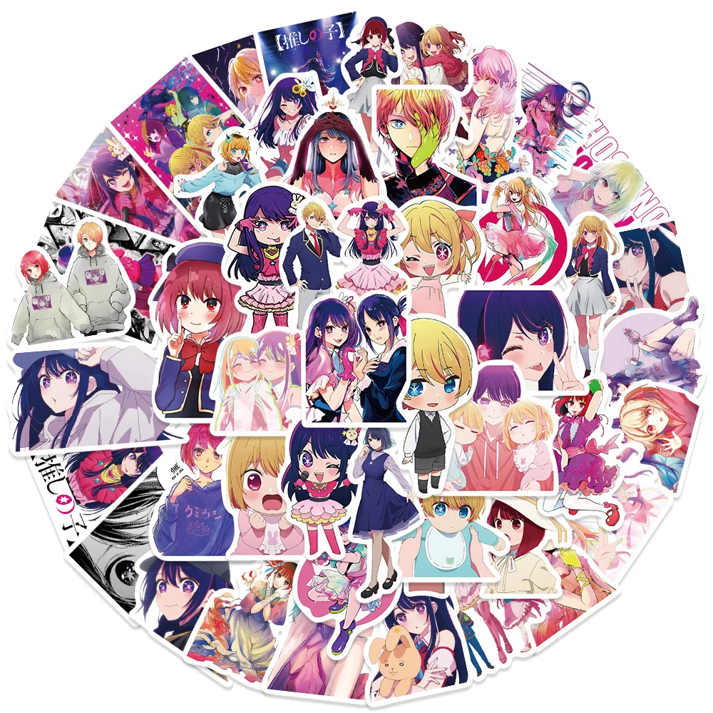 50PCS OSHI NO KO Anime Japan Girls Stickers Vintage For DIY Kids Notebook Luggage Motorcycle Laptop Refrigerator Decal Toys
50PCS OSHI NO KO Anime Japan Girls Stickers Vintage For DIY Kids Notebook Luggage Motorcycle Laptop Refrigerator Decal Toys