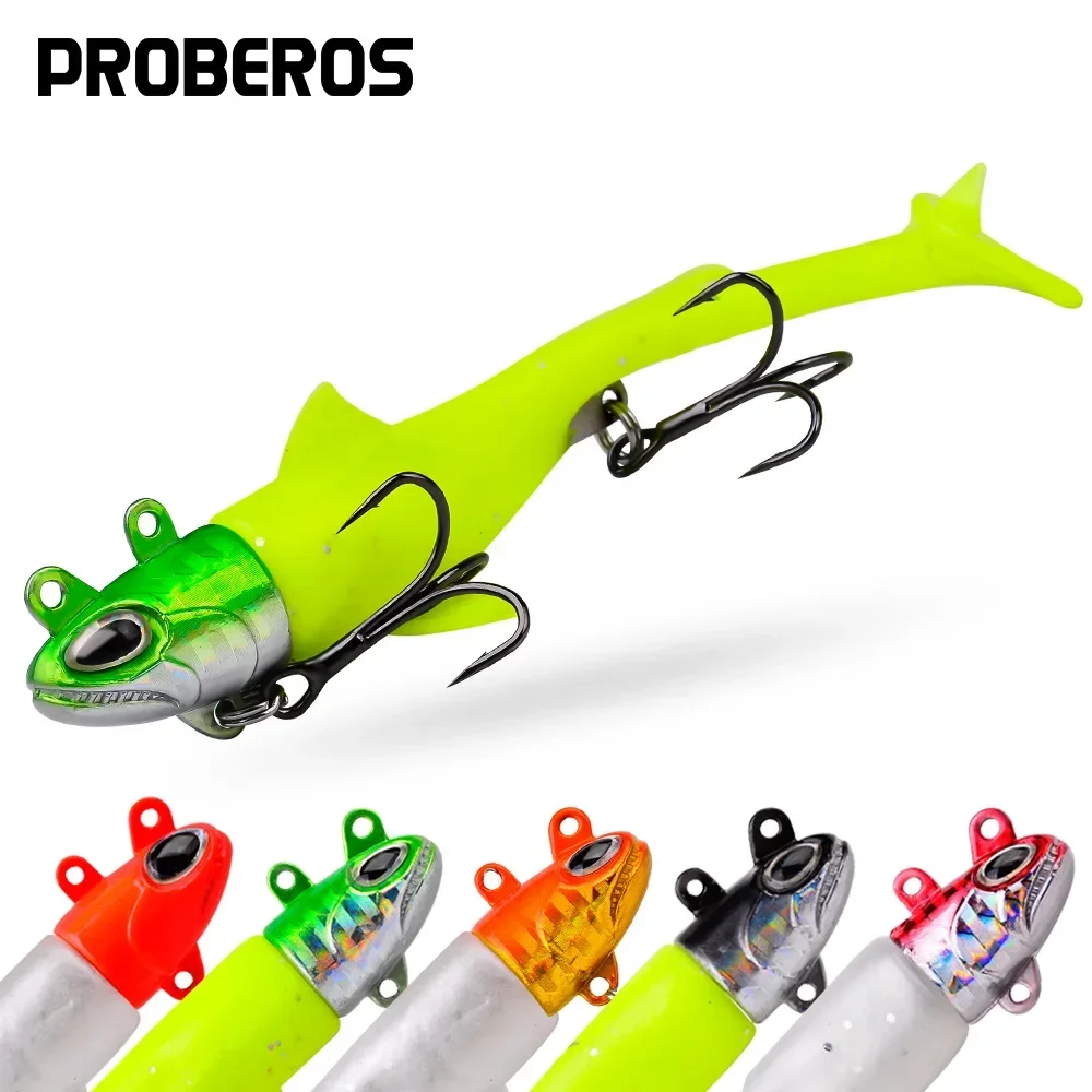 1pcs Soft Fishing Lure Wobblers Artificial Bait with spoon jigFishing Tackle 13.5g 17g 29g 34g 40g 50g 56g SwimbaitJig Tackle
1pcs Soft Fishing Lure Wobblers Artificial Bait with spoon jigFishing Tackle 13.5g 17g 29g 34g 40g 50g 56g SwimbaitJig Tackle