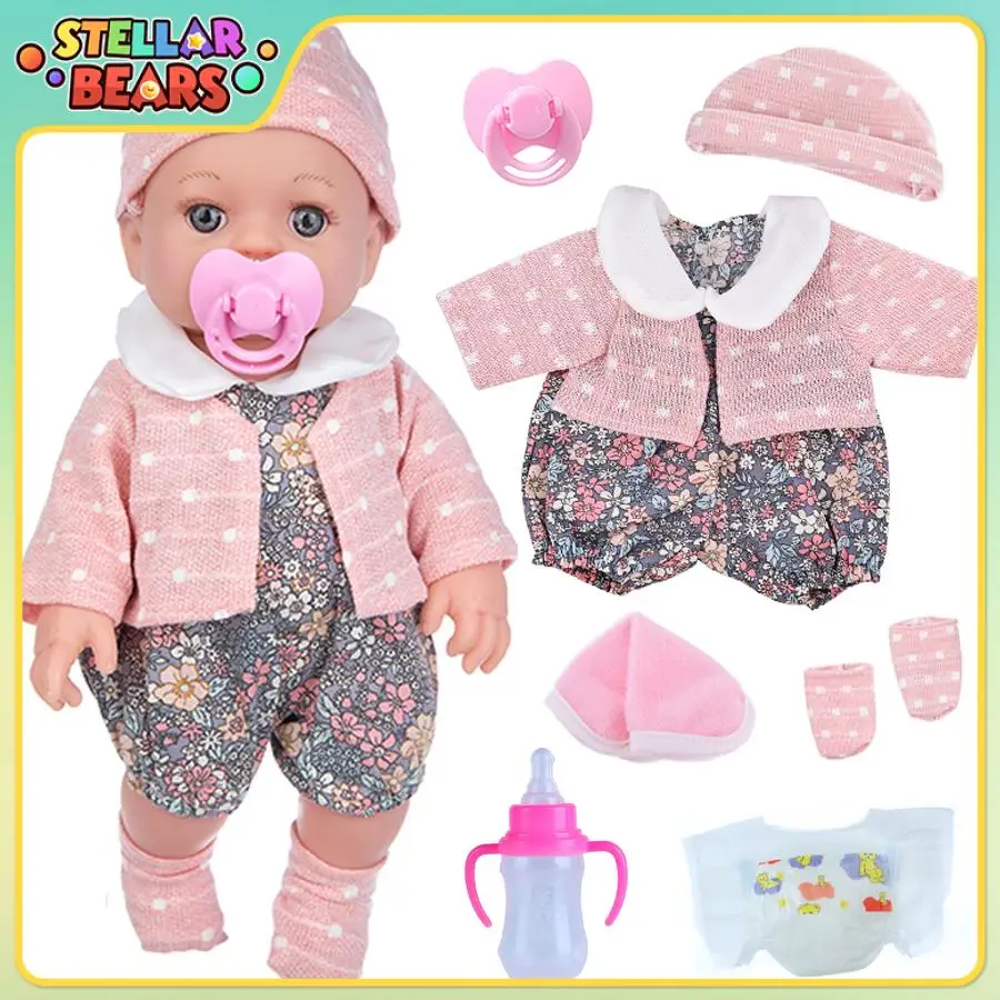 12inch Reborn Baby Dolls Realistic Vinyl Silicone Babies Simulation Doll for Girl Role Playing Toys Newborn Bebe Doll Toys Gifts
12inch Reborn Baby Dolls Realistic Vinyl Silicone Babies Simulation Doll for Girl Role Playing Toys Newborn Bebe Doll Toys Gifts