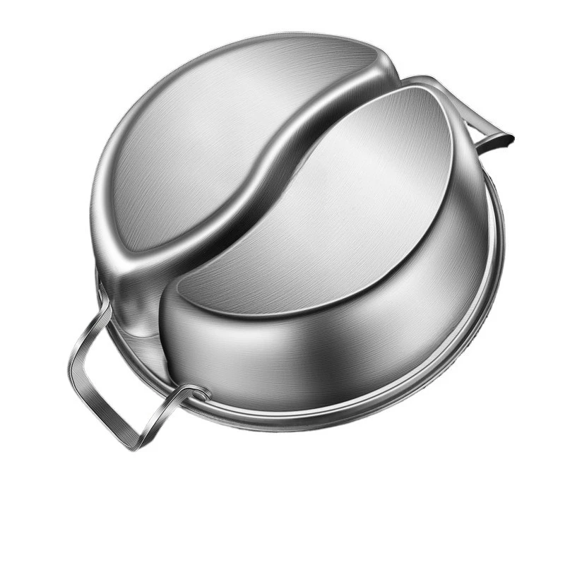 Dual Zone Stainless Steel Hot Pot Two Flavor Shabu Cooking Pot Integrated Design for Household Kitchen Daily Cooking Use
Dual Zone Stainless Steel Hot Pot Two Flavor Shabu Cooking Pot Integrated Design for Household Kitchen Daily Cooking Use