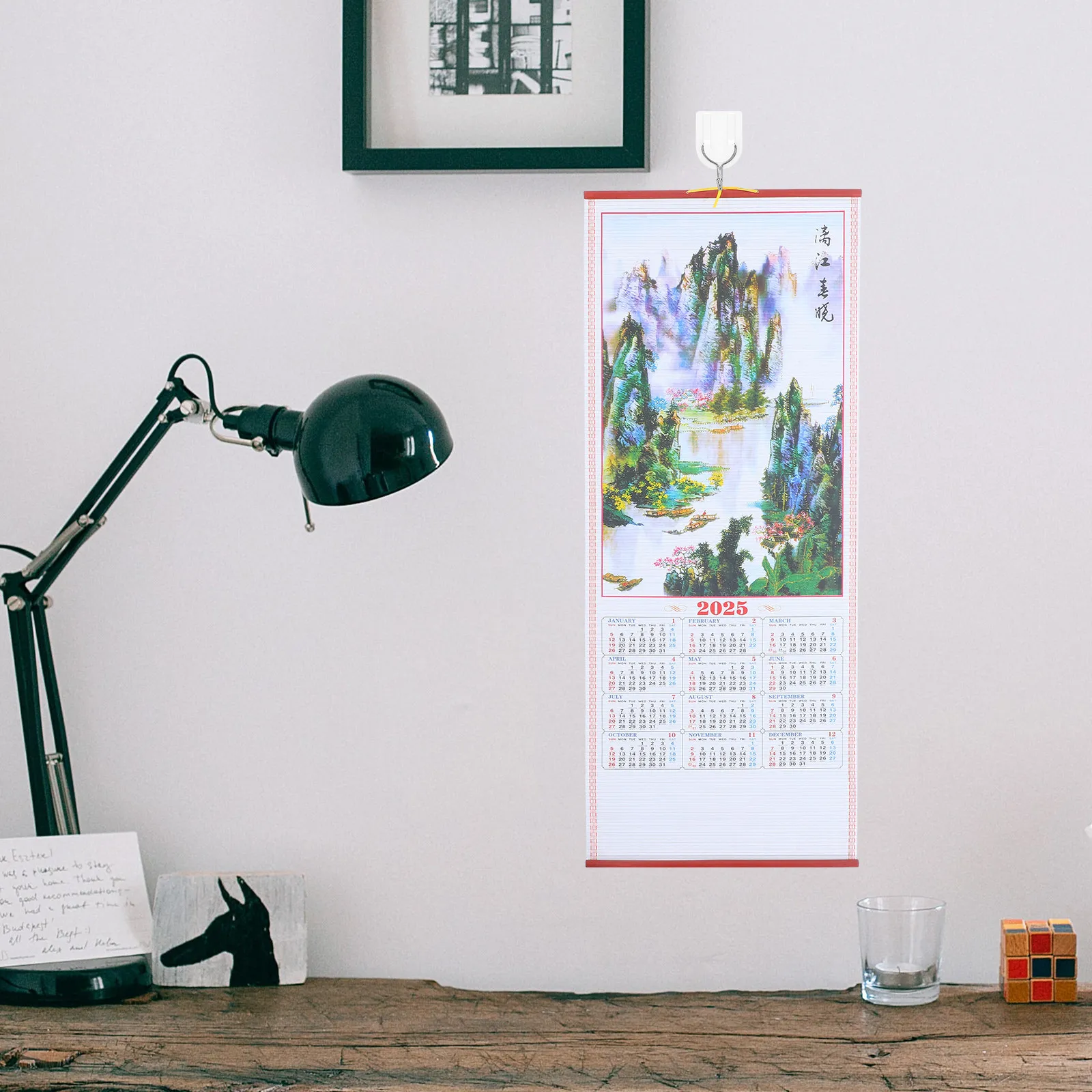 Hanging Scroll Year Calendar 2025 Simple Paper Material Wall Monthly Calendar Household Office Planner Decoration
Hanging Scroll Year Calendar 2025 Simple Paper Material Wall Monthly Calendar Household Office Planner Decoration