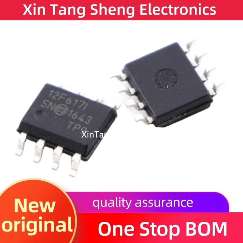 5pcs PIC12F617T-I-SN Silk screen 12F6171 package SOIC-8 new original IC microcontroller microcontroller
5pcs PIC12F617T-I-SN Silk screen 12F6171 package SOIC-8 new original IC microcontroller microcontroller