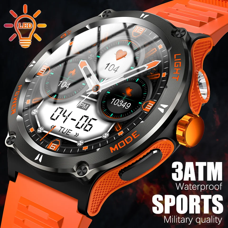 Смарт-часы 2026 с водонепроницаемостью 3ATM, экраном 1.53 дюйма, KT76, для мужчин, спортивные, с компасом, LED-фонариком, анализом сна и пульса, Bluetooth-звонками
Смарт-часы 2026 с водонепроницаемостью 3ATM, экраном 1.53 дюйма, KT76, для мужчин, спортивные, с компасом, LED-фонариком, анализом сна и пульса, Bluetooth-звонками