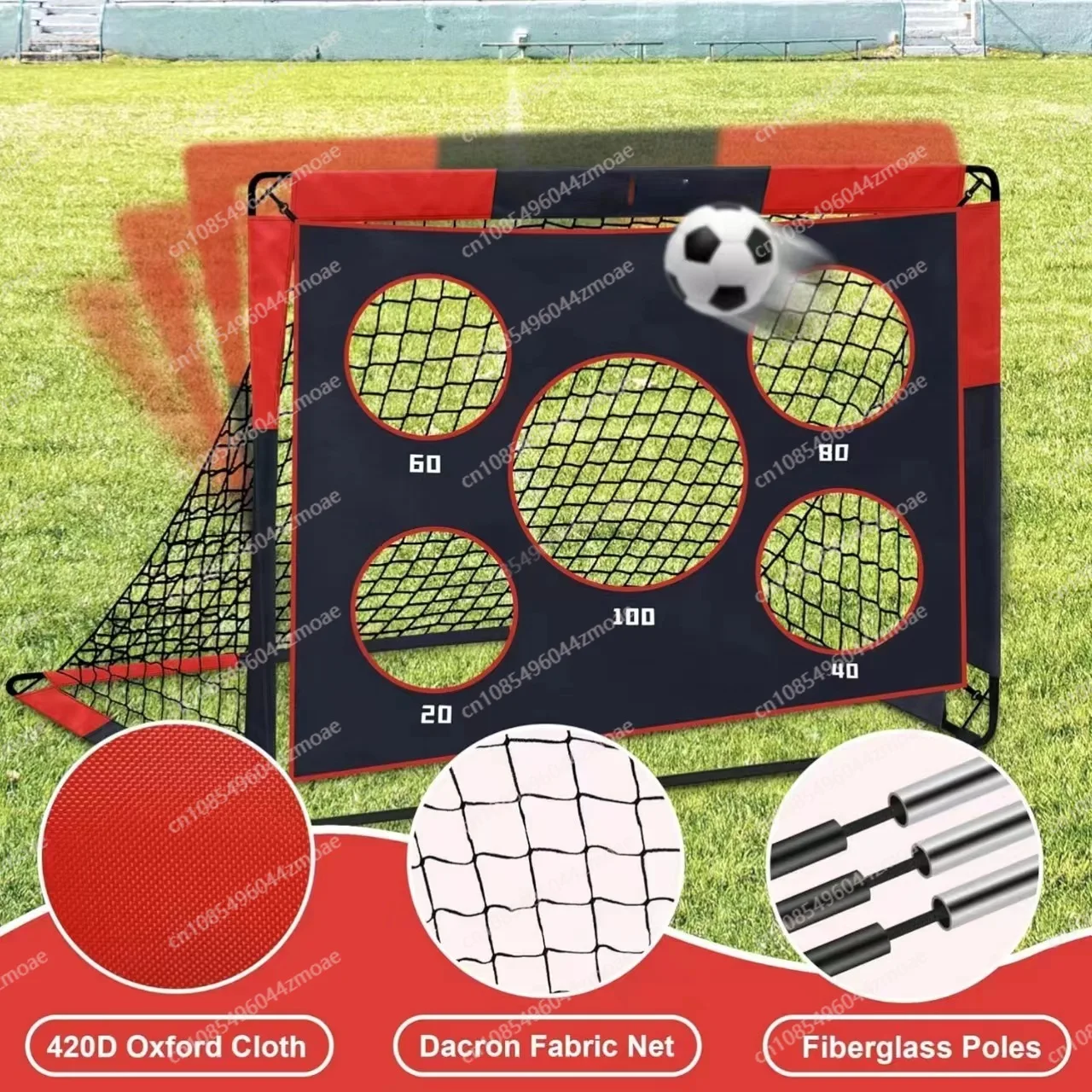 420D Oxford Cloth Foldable Soccer Goal Portable Two-in-one Removable Football Training Goal Net
420D Oxford Cloth Foldable Soccer Goal Portable Two-in-one Removable Football Training Goal Net