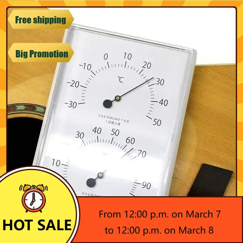 QX Music Store-High-precision Thermometer and Humidity Meter Hanging Measuring Meter Guitar Making Tool
QX Music Store-High-precision Thermometer and Humidity Meter Hanging Measuring Meter Guitar Making Tool