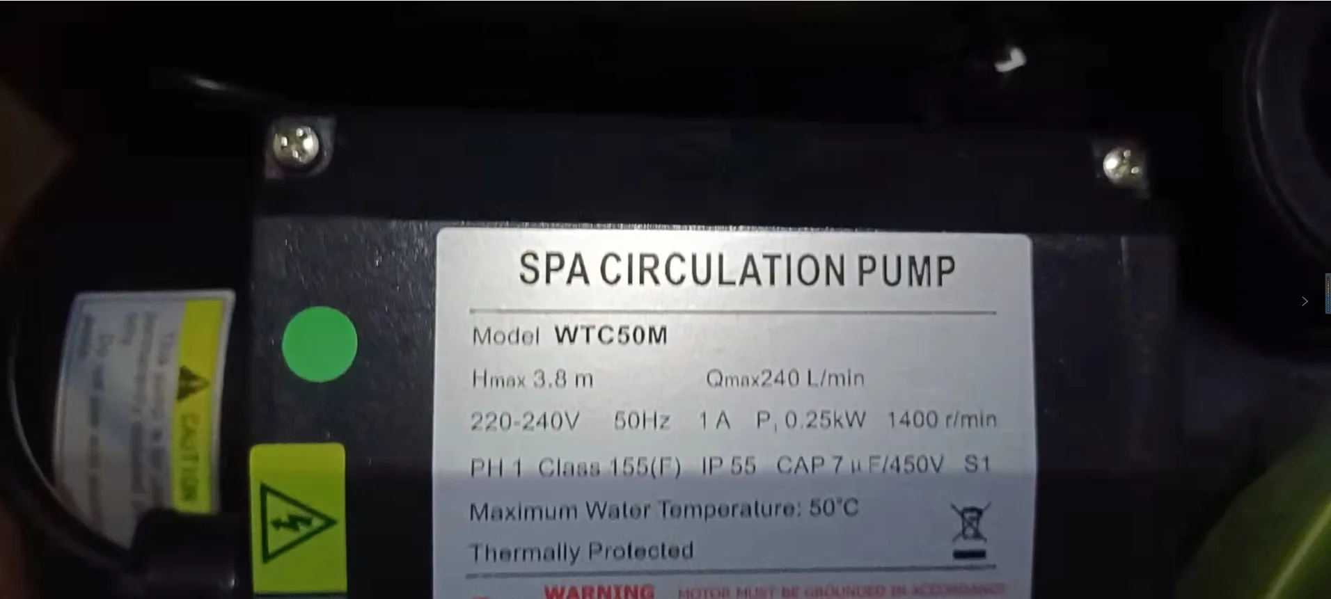 Water pump seawater circulation pump is suitable for WTC50 water pump WTC50M bathtub
Water pump seawater circulation pump is suitable for WTC50 water pump WTC50M bathtub