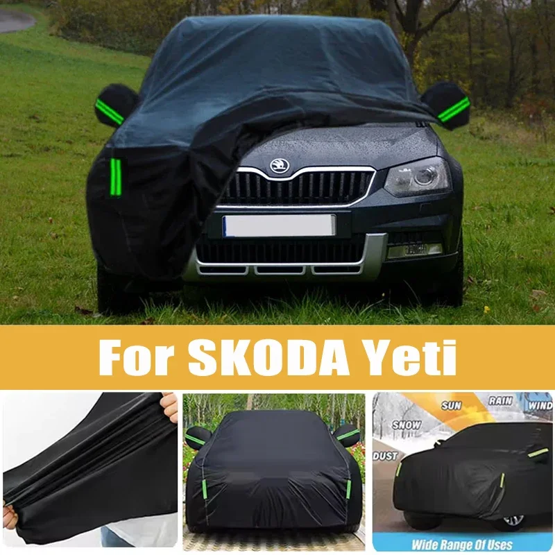 For SKODA Yeti Full Car Cover Four Seasons Universal Outdoor Sun Anti UV Rain Snow Dust Protection Oxford Cloth Car Accessories
For SKODA Yeti Full Car Cover Four Seasons Universal Outdoor Sun Anti UV Rain Snow Dust Protection Oxford Cloth Car Accessories