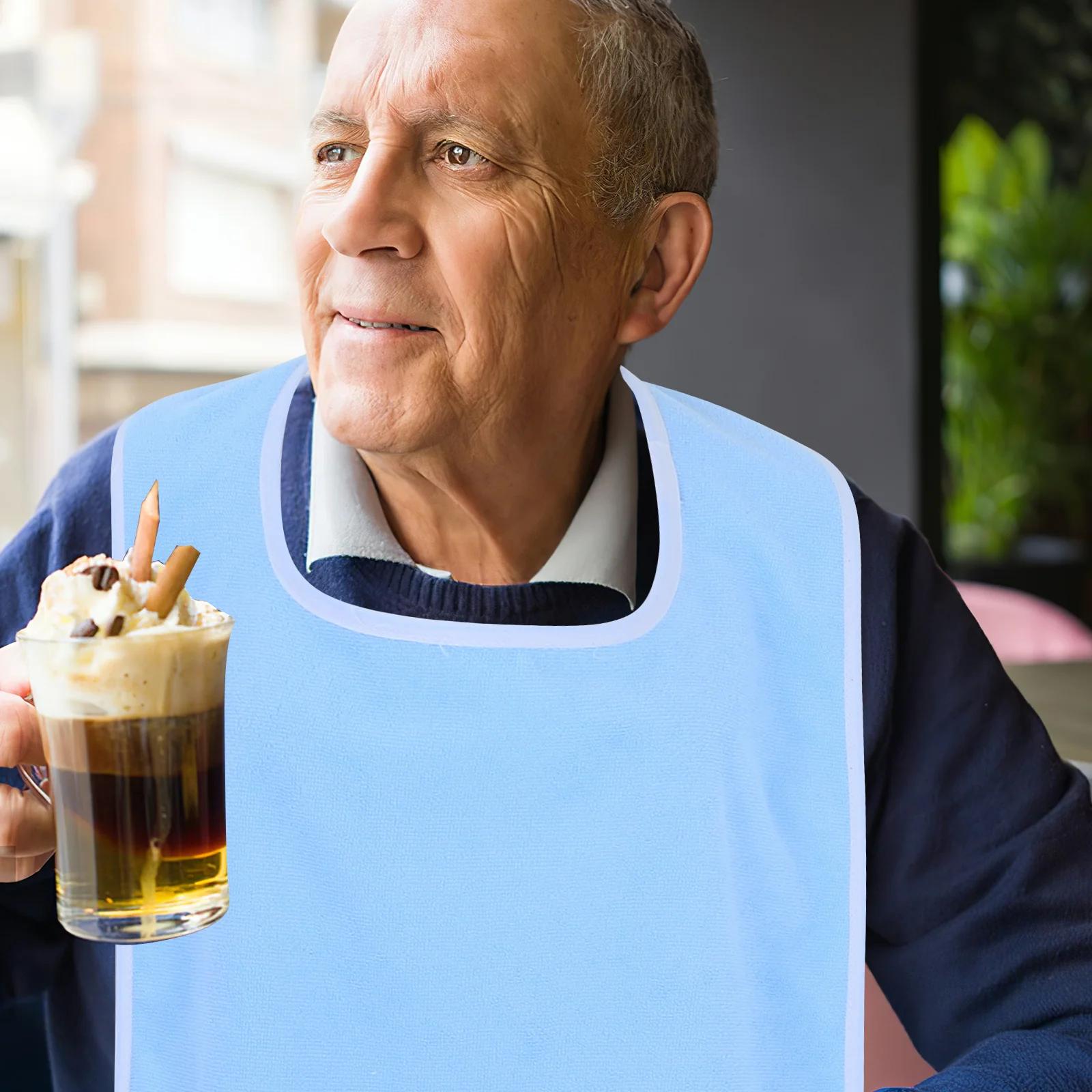 Adult Bib Adjustable Cotton Feeding Bib for Elderly Special Needs Longlasting Stain Resistant Clothing Protector
Adult Bib Adjustable Cotton Feeding Bib for Elderly Special Needs Longlasting Stain Resistant Clothing Protector