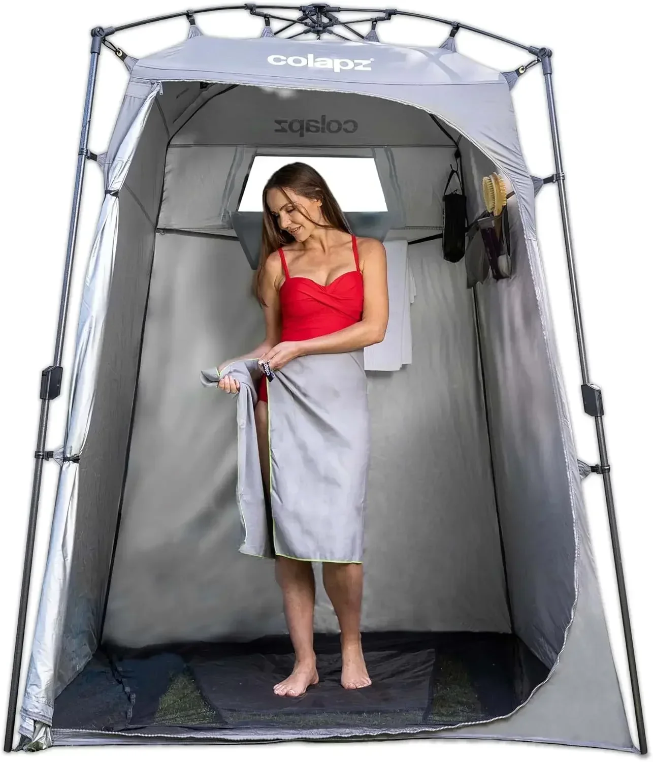 Camping Shower Tent and Pop Up Toilet Tents - Provides Additional Storage and Privacy as a Portable Shelter and Outdoor Changing
Camping Shower Tent and Pop Up Toilet Tents - Provides Additional Storage and Privacy as a Portable Shelter and Outdoor Changing