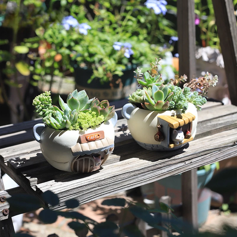 1pcs Creative Cartoon Animal Resin Planter - Cute Desktop Decorative Sculpture for Home/Office Gift Unique Home Accessory
1pcs Creative Cartoon Animal Resin Planter - Cute Desktop Decorative Sculpture for Home/Office Gift Unique Home Accessory