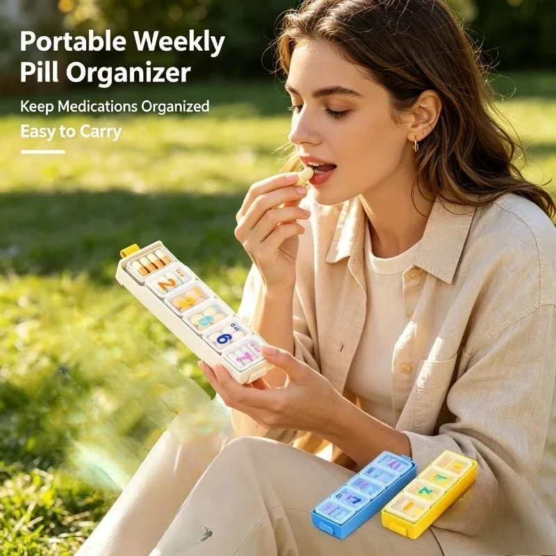 Portable Medicine Sub-Packaging Storage Box Small Sealed Tablets Container for Three Meals a Day Medicine Organization
Portable Medicine Sub-Packaging Storage Box Small Sealed Tablets Container for Three Meals a Day Medicine Organization