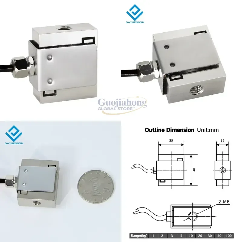 2026 HOT Portable S type Beam High-Precision Load Cell Scale Sensor for Hopper Weight High Pressure Tension Weighing
2026 HOT Portable S type Beam High-Precision Load Cell Scale Sensor for Hopper Weight High Pressure Tension Weighing