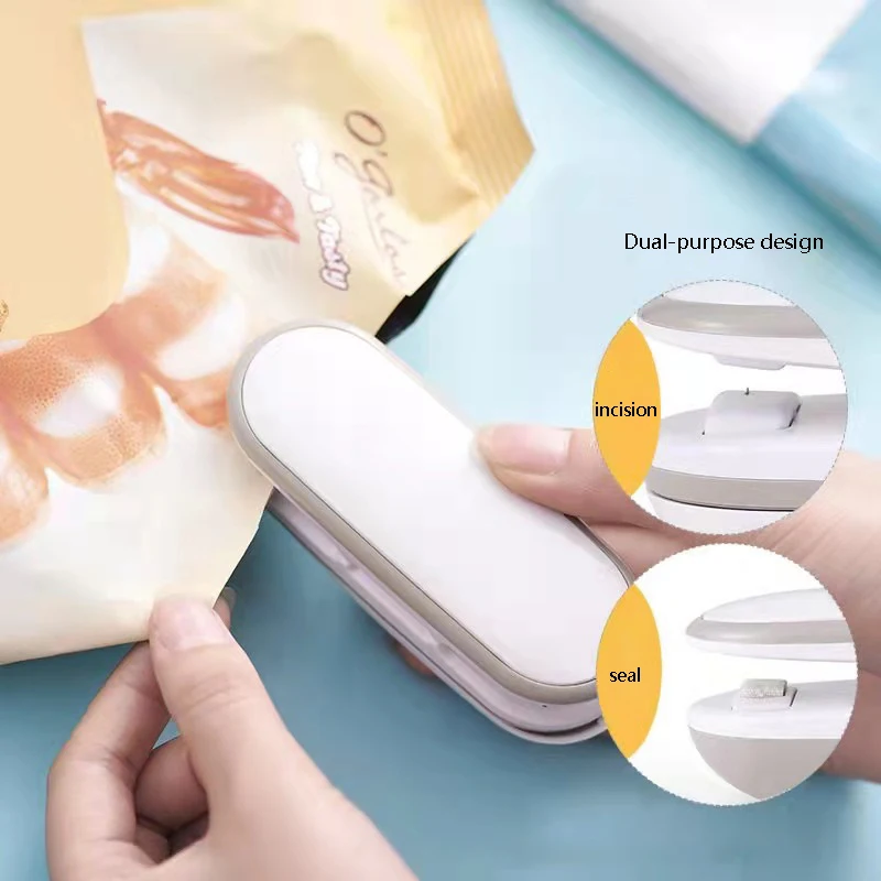 Portable Mini Heat Sealer Package Food Snack Bag Sealing Household Sealer Machine Kitchen Gadget Accessories Food Storage
Portable Mini Heat Sealer Package Food Snack Bag Sealing Household Sealer Machine Kitchen Gadget Accessories Food Storage