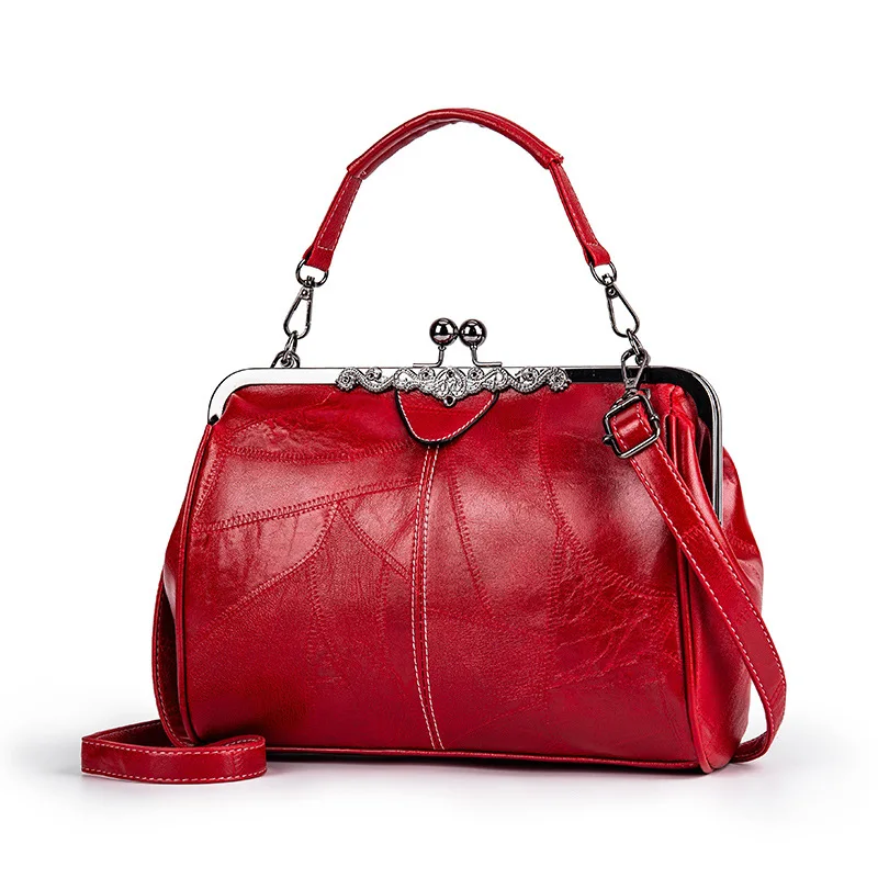 Women Retro European Kiss Lock Handbag Vintage PU Leather Shoulder Bag Elegant Detachable Strap Crossbody Messenger Bag
Women Retro European Kiss Lock Handbag Vintage PU Leather Shoulder Bag Elegant Detachable Strap Crossbody Messenger Bag
