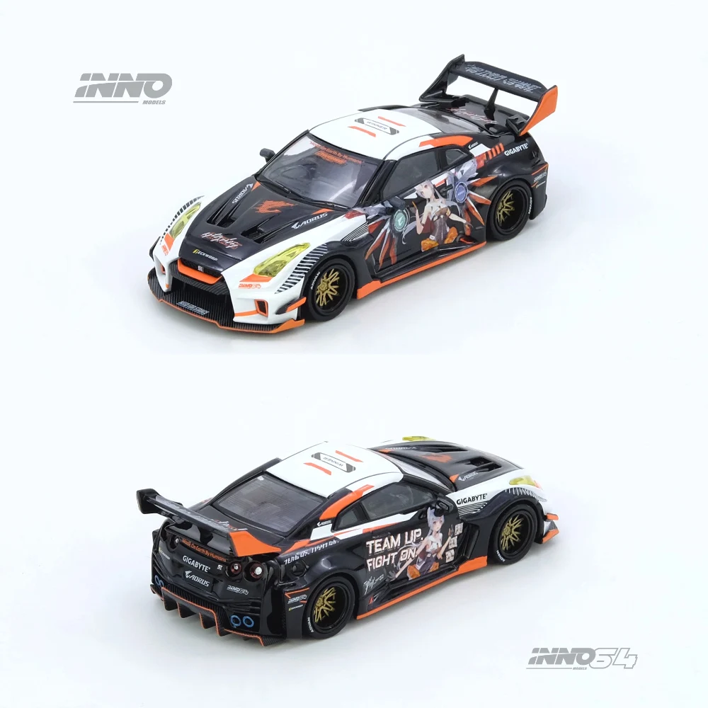 INNO 1/64 GT-R R35 Widebody AORUS Limited Edition Alloy Model Car Collectible Vehicle Collection Model With Display Case Gifts
INNO 1/64 GT-R R35 Widebody AORUS Limited Edition Alloy Model Car Collectible Vehicle Collection Model With Display Case Gifts