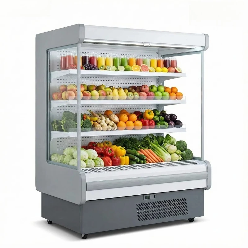 Organic Food Display Vertical Multideck Open Fridge Customized Fresh Produce Supermarket Low Noise Commercial Cooling Unit
Organic Food Display Vertical Multideck Open Fridge Customized Fresh Produce Supermarket Low Noise Commercial Cooling Unit