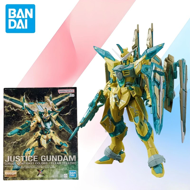 BANDAI Original MG 1/100 Series JUSTICE GUNDAM CROSSCONTRAST COLORS CLEAR YELLOW Assembly Model Action Figure Toy Gift
BANDAI Original MG 1/100 Series JUSTICE GUNDAM CROSSCONTRAST COLORS CLEAR YELLOW Assembly Model Action Figure Toy Gift