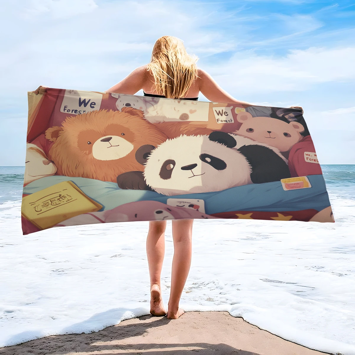 Quick-drying microfiber fashionable and cute panda beach towel soft summer beach towel ladies gift travel fitness bathingcamping
Quick-drying microfiber fashionable and cute panda beach towel soft summer beach towel ladies gift travel fitness bathingcamping
