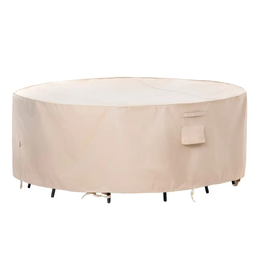 Patio Furniture Covers Waterproof UV Resistant Ripstop Fabric Outdoor Table Cover Round Furniture Cover, Beige, 62 Dia x 27.5 H
Patio Furniture Covers Waterproof UV Resistant Ripstop Fabric Outdoor Table Cover Round Furniture Cover, Beige, 62 Dia x 27.5 H