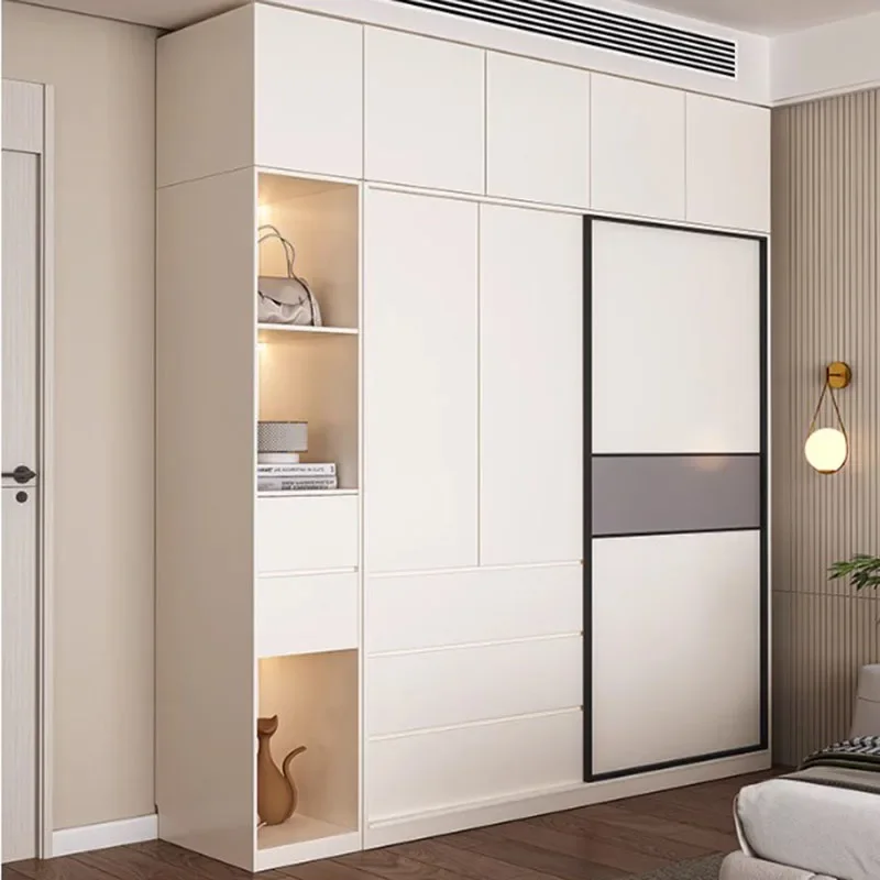 Wooden European Wardrobe Modern Luxury Nordic Storage Wardrobe Clothes Organizer Sliding Doors Armable De Ropa Bedroom Furniture 
Wooden European Wardrobe Modern Luxury Nordic Storage Wardrobe Clothes Organizer Sliding Doors Armable De Ropa Bedroom Furniture