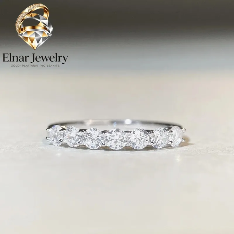 Elnar Jewelry Luxury 18K white gold solid platinum PT950 Women's 70-point D-color diamond ring
Elnar Jewelry Luxury 18K white gold solid platinum PT950 Women's 70-point D-color diamond ring