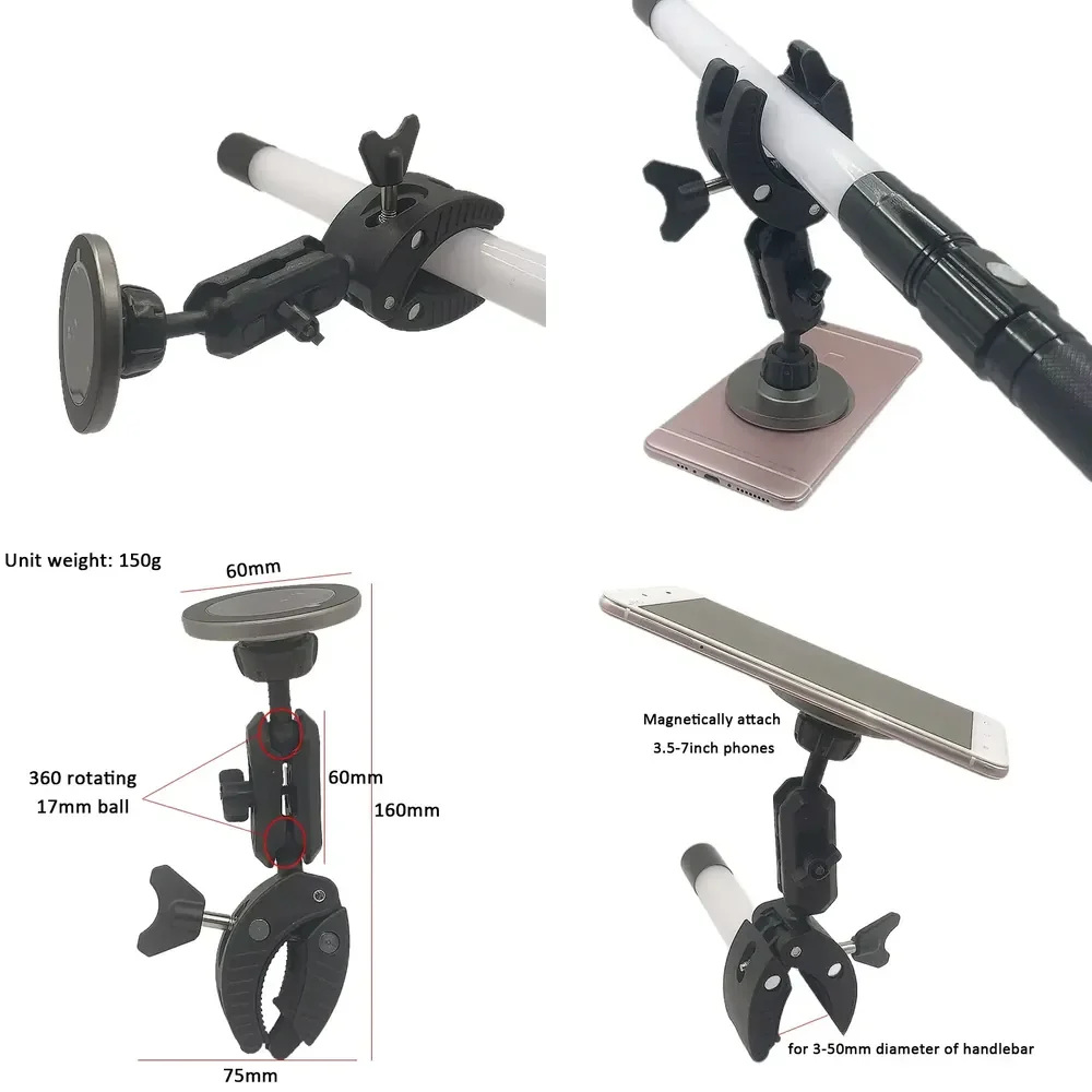 Long Neck Adjustable Double Rotating Motorbike Motorcycle Phone Holder Magnet Bike Magnetic Phone Mount
Long Neck Adjustable Double Rotating Motorbike Motorcycle Phone Holder Magnet Bike Magnetic Phone Mount
