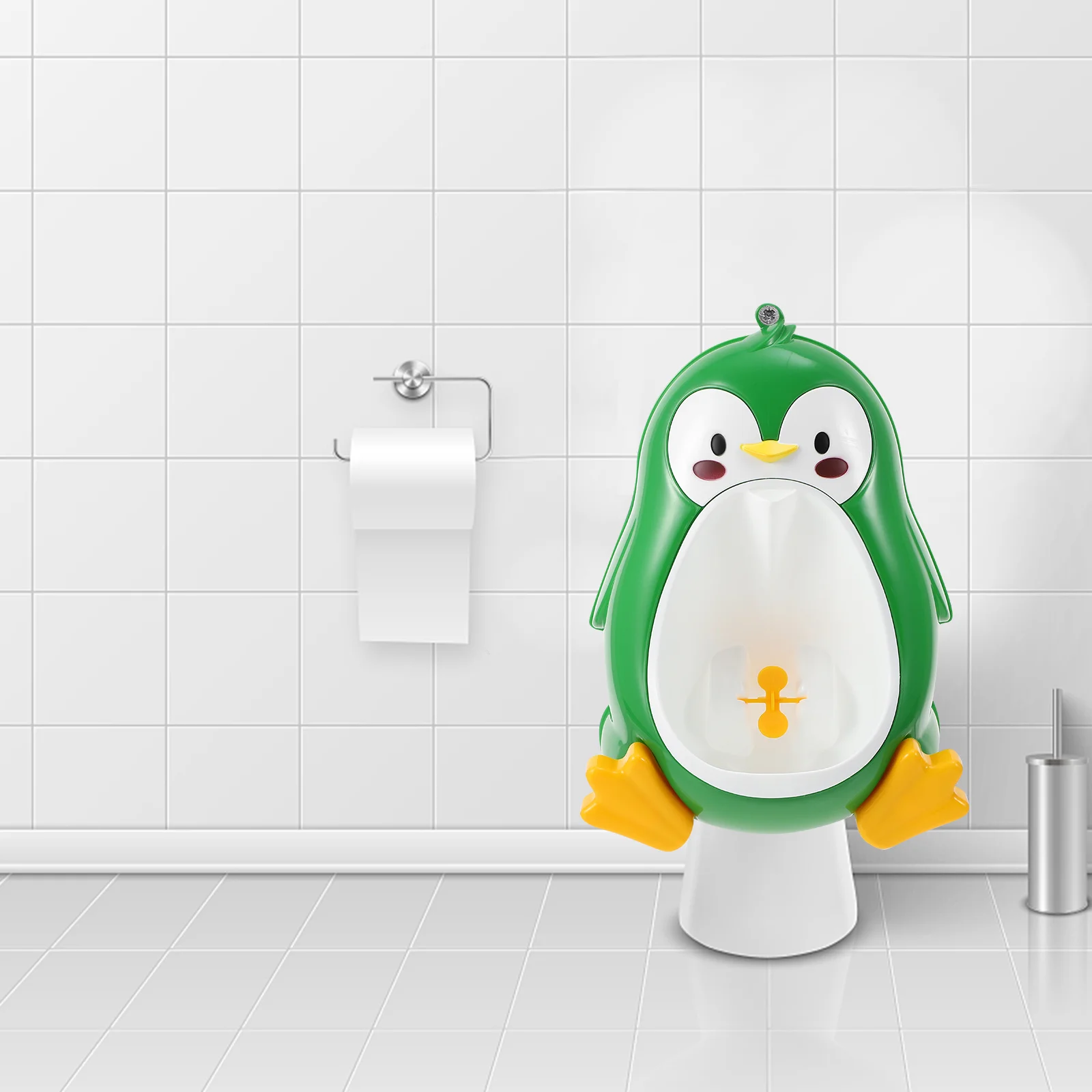 Boy Training Urinal Penguin Shape Potty for Toddlers Baby Boy Toilet Trainer Standing Kids Urinal Childs Up Wall Potty Boys Use
Boy Training Urinal Penguin Shape Potty for Toddlers Baby Boy Toilet Trainer Standing Kids Urinal Childs Up Wall Potty Boys Use