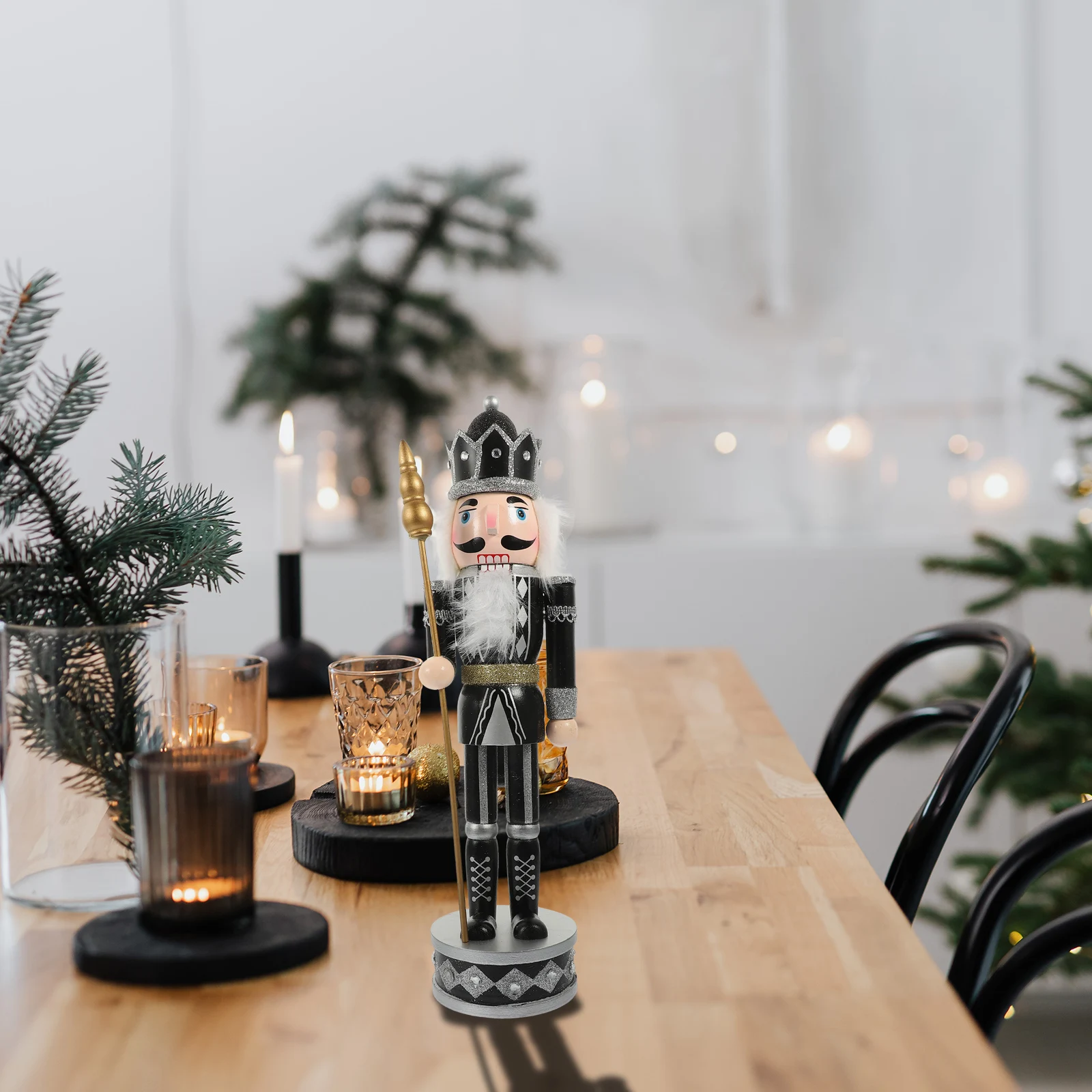 Wooden Nutcracker Decor Xmas nament Sturdy Photo Prop Bedroom Living Room Car Office Christmas Gift Puppet Figurine
Wooden Nutcracker Decor Xmas nament Sturdy Photo Prop Bedroom Living Room Car Office Christmas Gift Puppet Figurine