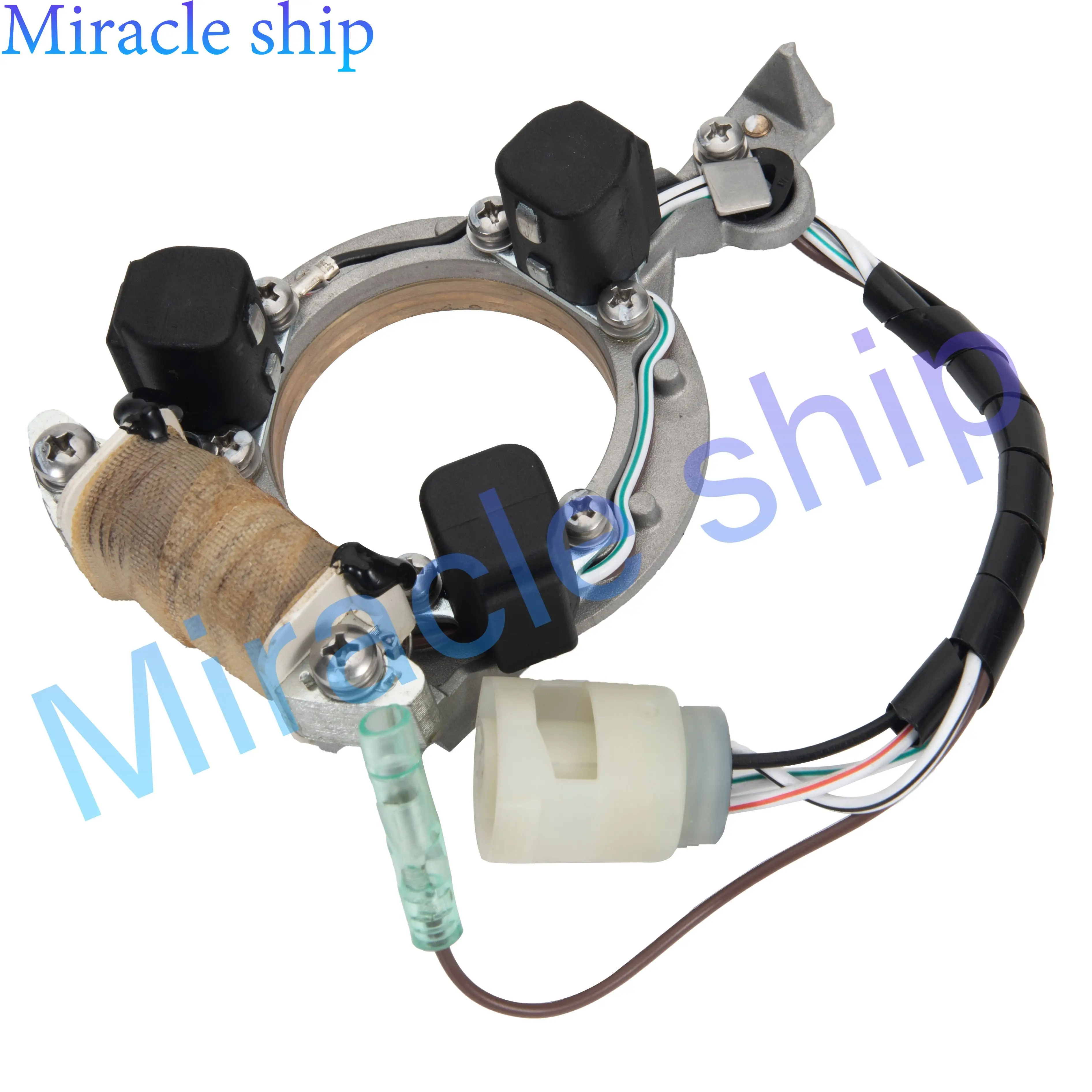 6H3-85510 Stator Assembly For Yamaha Pursun Outboard Motor 60HP E60MLHY -A0-00 6H3-85510-A1
6H3-85510 Stator Assembly For Yamaha Pursun Outboard Motor 60HP E60MLHY -A0-00 6H3-85510-A1