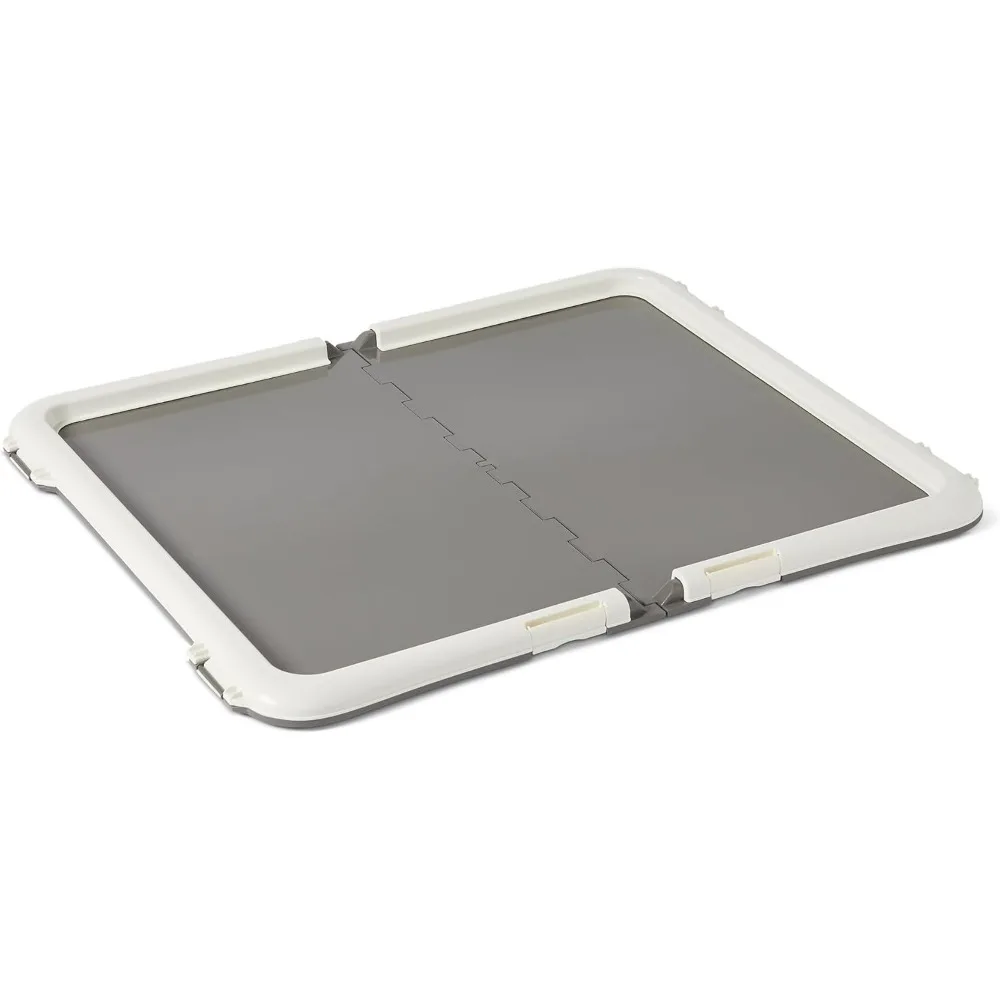 Extra Thick Non Slip Dog Pad Holder with Secure Latches Recycled Plastic Large White Charcoal 28x34
Extra Thick Non Slip Dog Pad Holder with Secure Latches Recycled Plastic Large White Charcoal 28x34