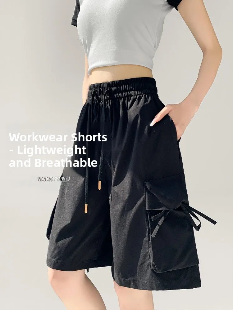 High Waist Workwear orts Women Summer New Sle Slimming Outdoor Casual Qui Dry Sports Five-Quarter Length Pants
High Waist Workwear orts Women Summer New Sle Slimming Outdoor Casual Qui Dry Sports Five-Quarter Length Pants