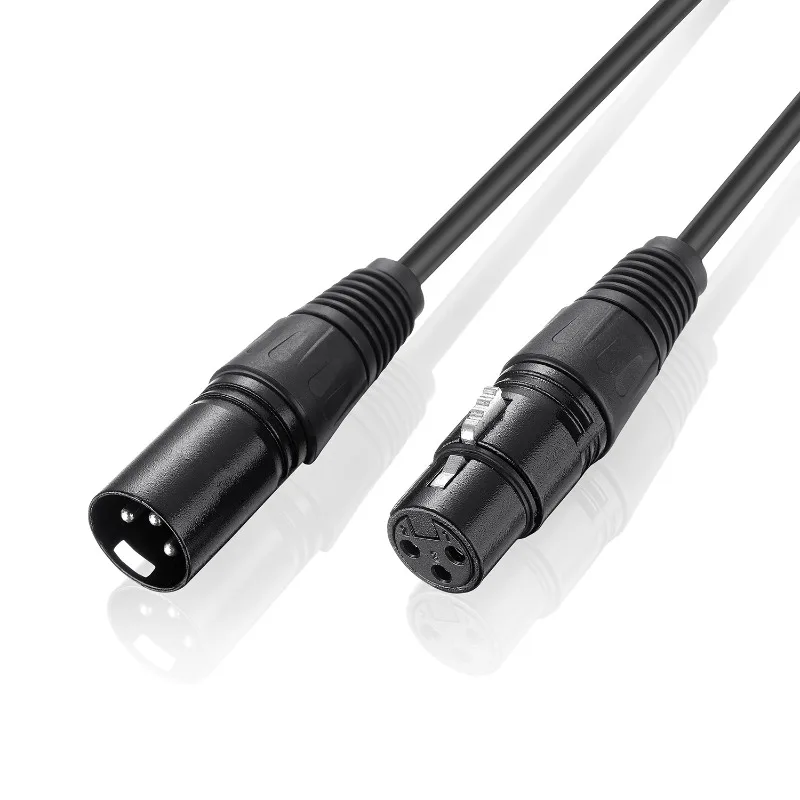 Double Shielded Black Zinc Alloy Head Fully Balanced XLR Male To Female Microphone Canon Line Balance Line
Double Shielded Black Zinc Alloy Head Fully Balanced XLR Male To Female Microphone Canon Line Balance Line