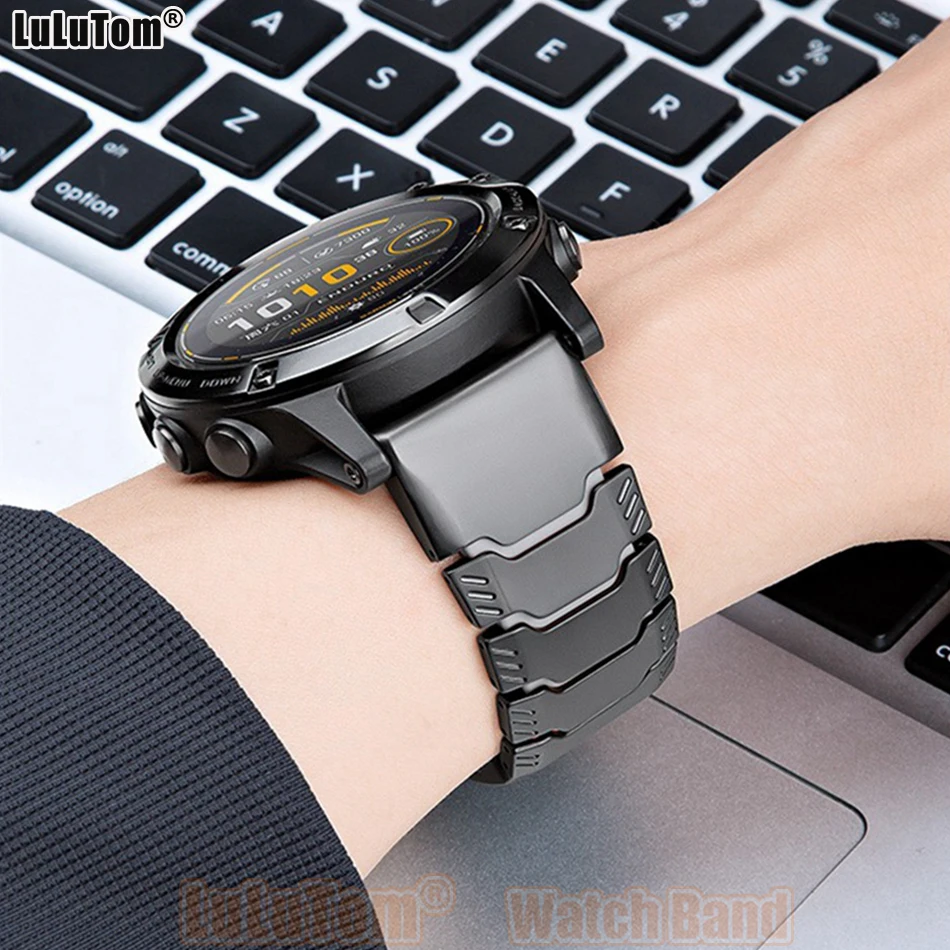 26mm 22mm Lightweight Titanium Strap For Garmin Fenix 8 51mm 47mm 7 X Pro 6 5X 5Plus 3 HR Bands Forerunner 965 745 935 Magnetic
26mm 22mm Lightweight Titanium Strap For Garmin Fenix 8 51mm 47mm 7 X Pro 6 5X 5Plus 3 HR Bands Forerunner 965 745 935 Magnetic