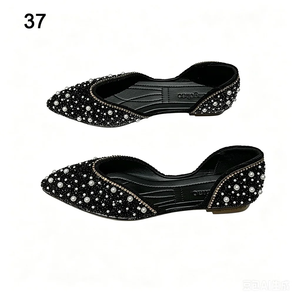 Solid Color Women's Flat Shoes Soft Bottom Comfortable Ballet Women's Shoes Retro Style Shallow Mouth Pointed Toe Shoes
Solid Color Women's Flat Shoes Soft Bottom Comfortable Ballet Women's Shoes Retro Style Shallow Mouth Pointed Toe Shoes